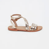 CARROLL Sandale brillante en cuir