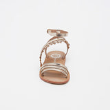 CARROLL Sandale brillante en cuir