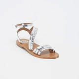 CARROLL Sandale brillante en cuir
