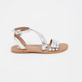 CARROLL Sandale brillante en cuir