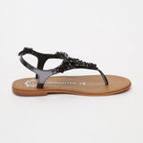 GENIA Sandale neutre en cuir