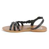 SATYRE Sandale neutre en cuir
