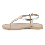 VIDLERI Sandale brillante en cuir