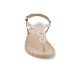 VIDLERI Sandale brillante en cuir