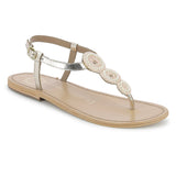 VIDLERI Sandale brillante en cuir