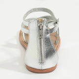 JACENIA Sandale brillante en cuir