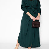 ELANIE Sandale brillante en cuir