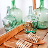 AYAME Mule brillante en cuir