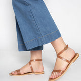 SANNE Sandale neutre en cuir
