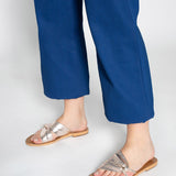 CHICORY Mule brillante en cuir