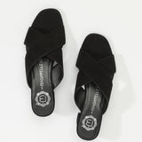 NAHIA Mule neutre en cuir