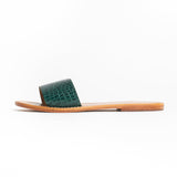 YORK Mule imprimée animal en cuir