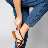 MORGAN Sandale neutre en cuir