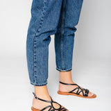 MORGAN Sandale neutre en cuir