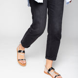 YANKEE Sandale en cuir