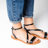 CONEY Sandale neutre en cuir