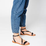 CONEY Sandale neutre en cuir