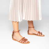 SENECA Sandale neutre en cuir
