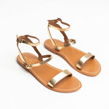 BAYCHESTER Sandale brillante en cuir