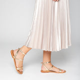 BAYCHESTER Sandale brillante en cuir