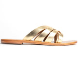 MARICA Mule brillante en cuir