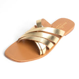 MARICA Mule brillante en cuir