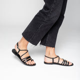 NIRTLE Sandale neutre en cuir