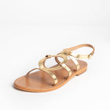 SUELLEN Sandale brillante en cuir
