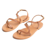 KAMLAI Sandale neutre en cuir