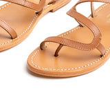 KAMLAI Sandale neutre en cuir