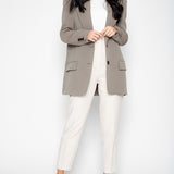 NAMIKA Mule neutre en cuir