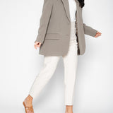 NAMIKA Mule neutre en cuir