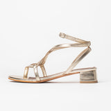 HALONA Sandale brillante en cuir