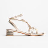 HALONA Sandale brillante en cuir