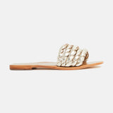 ADELINE Mule brillante en cuir