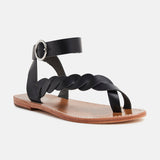 LEE Sandale neutre en cuir