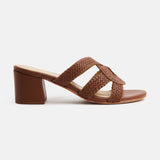 GURNOOR Mule neutre en cuir