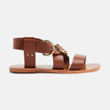 ABHAYD Sandale neutre en cuir