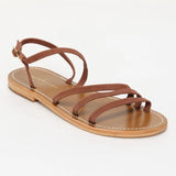 AHI sandales en cuir caramel