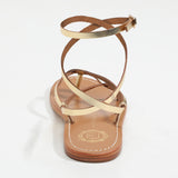 ELANIE Sandale brillante en cuir