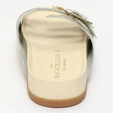 AISHANI sandales en cuir blanc off