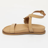 RUVONNE sandales en cuir sable