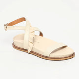 RUVONNE sandales en cuir blanc off