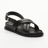 ABHIPRITHI sandales en cuir black