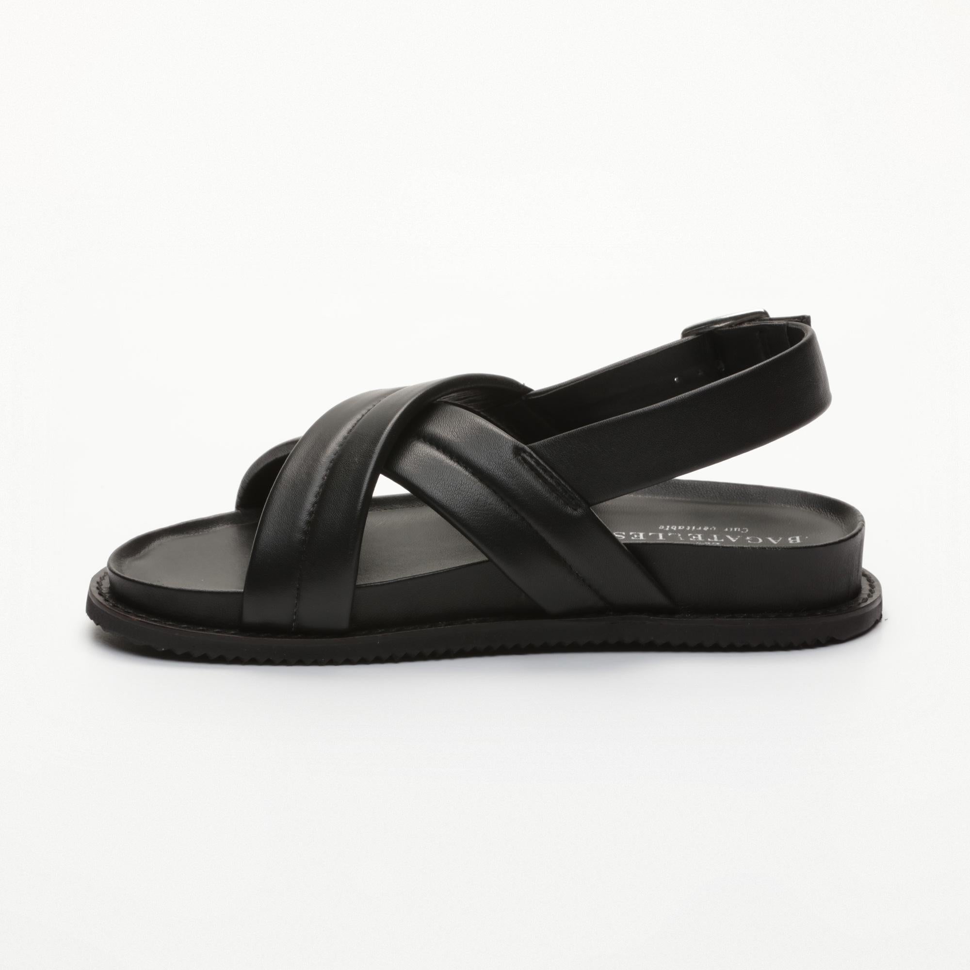 ABHIPRITHI sandales en cuir black