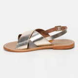 ACOYTE sandales en cuir gold
