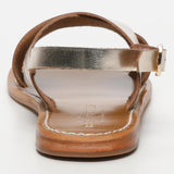ACOYTE sandales en cuir gold