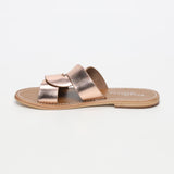 ADITRI sandales en cuir rosegold