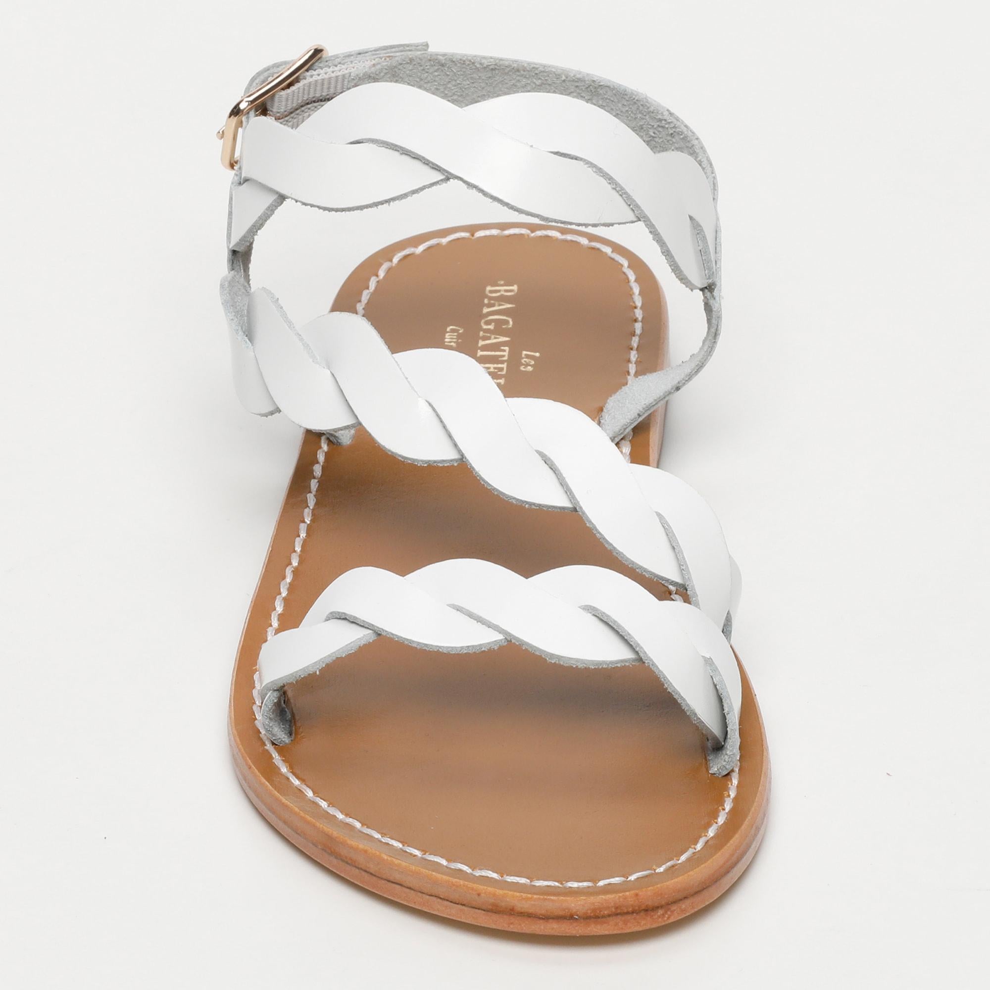 ARIANNA sandales en cuir white