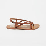 MORRIS Sandale neutre en cuir